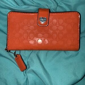 Coach Orange Wallet